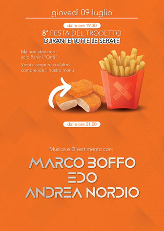 9 luglio RONCADE VALLIO FESTA DEL TRODETTO