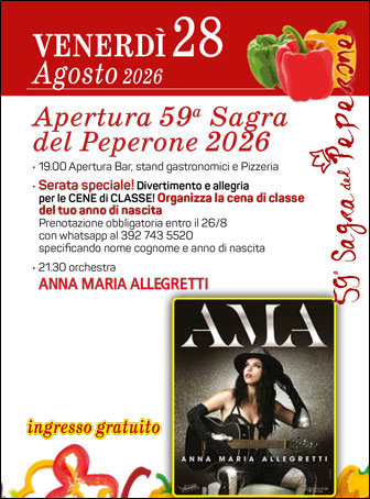 ZERO BRANCO SAGRA DEL PEPERONE agosto 28