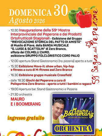 ZERO BRANCO SAGRA DEL PEPERONE agosto 30