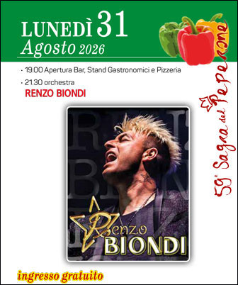 ZERO BRANCO SAGRA DEL PEPERONE agosto 31