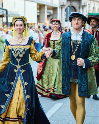 conegliano notte di storia costumi medievali