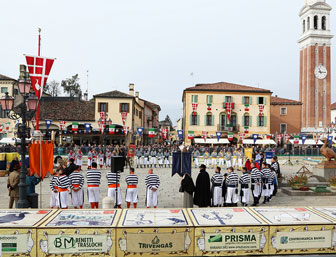 mirano gioco dell'oca in piazza