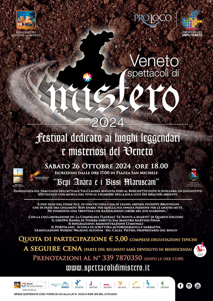 2024 quarto d'altino veneto spettacoli di mistero