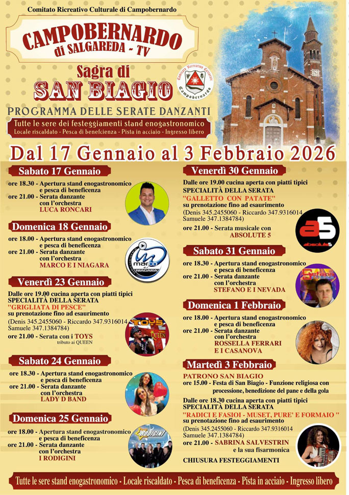 salgareda campobernardo sagra di san biagio