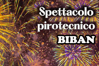 fuochi d'artificio a biban di carbonera