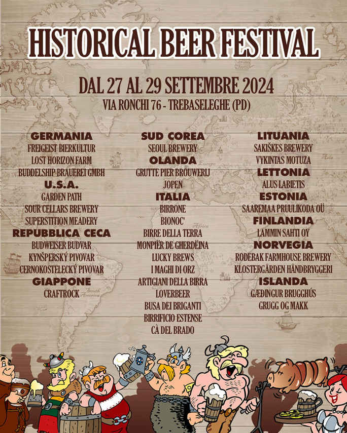 2024 TREBASELEGHE HISTORICAL BEER FESTIVAL BIRRE DA TUTTO IL MONDO 