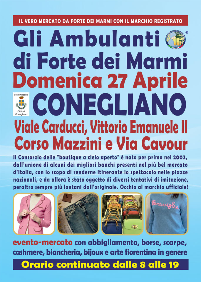 2025 mercato gli ambulanti di forte dei marmi a conegliano