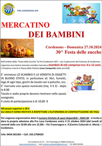 2024 CORDENONS MERCATINO DEI BAMBINI