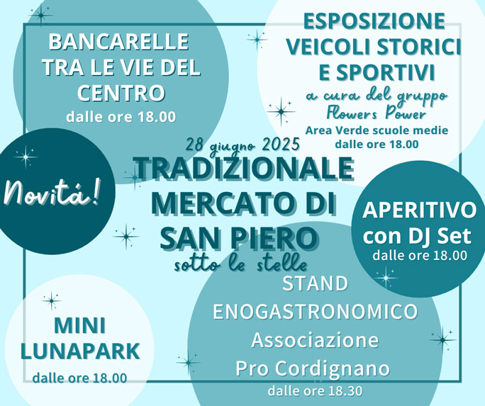 Cordignano Tradizionale Mercato di San Pietro e Paolo 2025