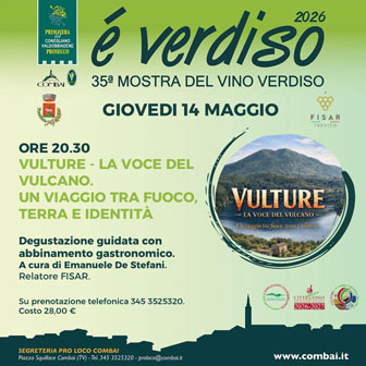 COMBAI MOSTRA DEL VERDISO DEGUSTAZIONE GUIDATA