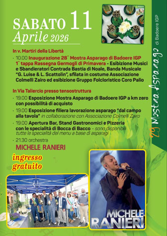 11 APRILE 2026 ZERO BRANCO MOSTRA ASPARAGO DI BADOERE IGP