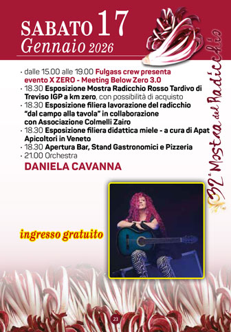 ZERO BRANCO MOSTRA DL RADICCHIO 17 gennaio