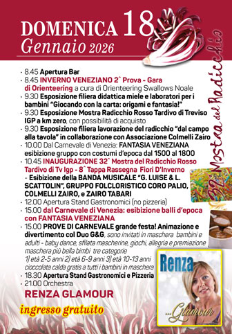 ZERO BRANCO MOSTRA DL RADICCHIO 18 gennaio