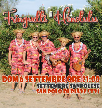 Musica Live con I FRINGUELLI DI HONOLULU