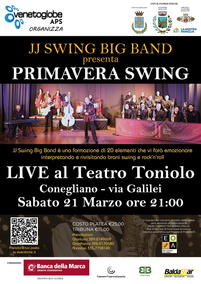 JJ SWING BIG BAND CONCERTO PRIMAVERA SWING A CONEGLIANO