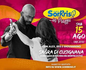 SORRISO IN PIAZZA a cusignana