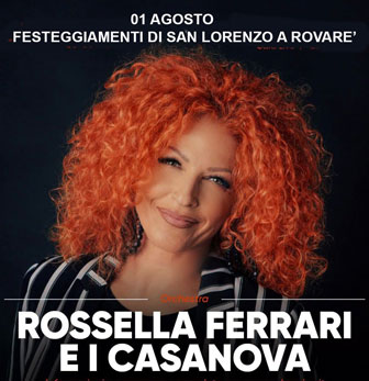 ROSSELLA FERRARI E I CASANOVA
BALLO CON L'ORCHESTRA 