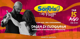 SORRISO IN PIAZZA a cusignana