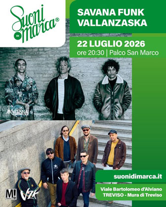 savana funk e vallnzaska concerto a treviso