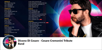 DICONO DI CESARE CREMONINI TRIBUTE BAND