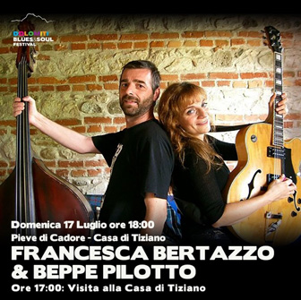2022 dolomiti blues and soul festival FRANCESCA BERTAZZO & BEPPE PILOTTO 