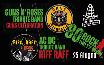 GUNS CELEBRATION tributo GUNS N'ROSES e AC/DC