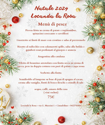 Natale a Cimadolmo Locanda la Rosa