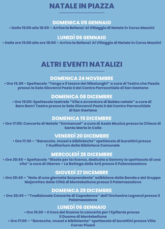 montebelluna mercatini di natale eventi