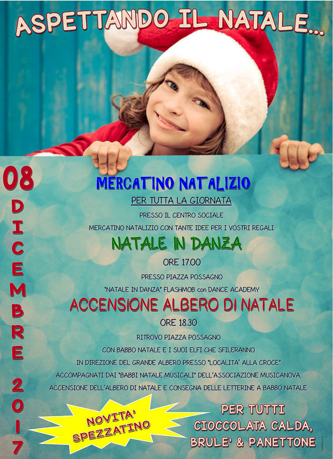 2017 POSSAGNO MERCATINO NATALIZIO E ACCENSIONE ALBERO DI NATALE