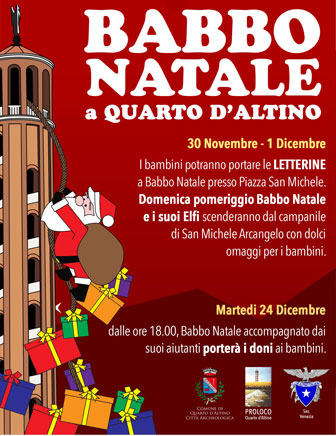 2024 babbo natale a quarto d'altino