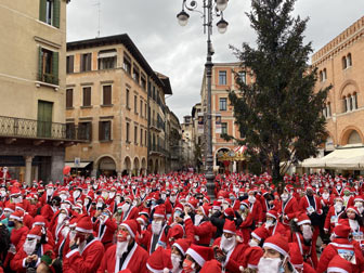 treviso corsa dei babbo natale xmas run partenza