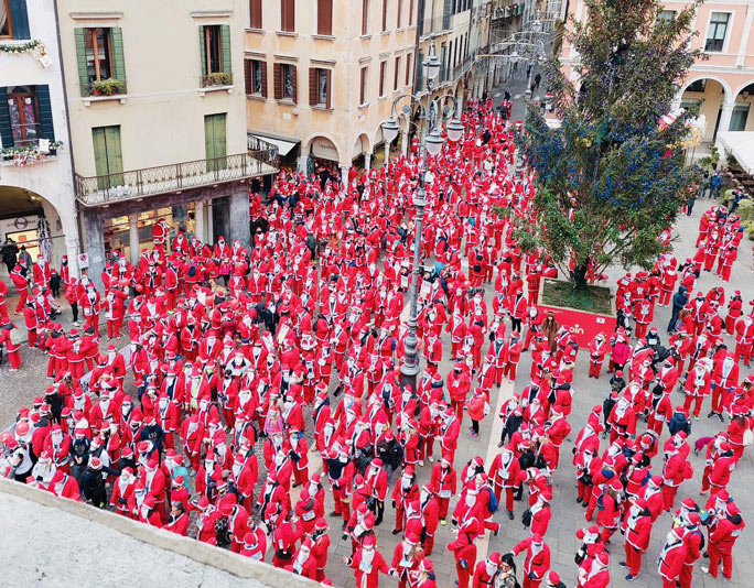 treviso corsa dei babbo natale christmas run