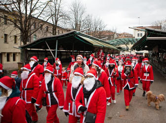 treviso corsa dei babbo natale xmas run