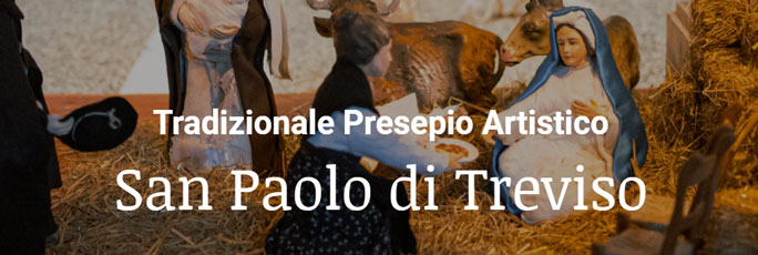 TREVISO SAN PAOLO TRADIZIONALE PRESEPIO ARTISTICO