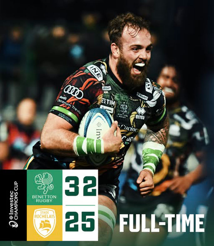 2025 rugby champions cup match benetton treviso stade rochelais