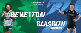 2025 rugby united championship match benetton treviso glasgow warriors