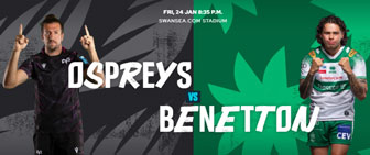 2025 rugby united championship match  ospreys benetton treviso