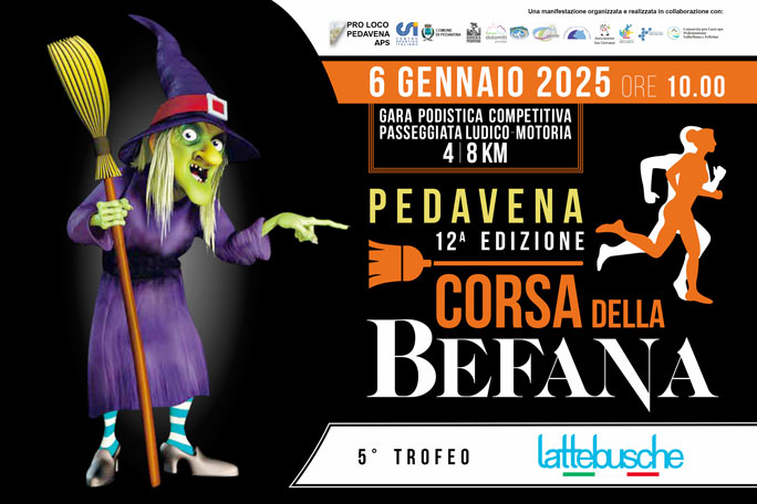 2025 corsa della befana a pedavena 