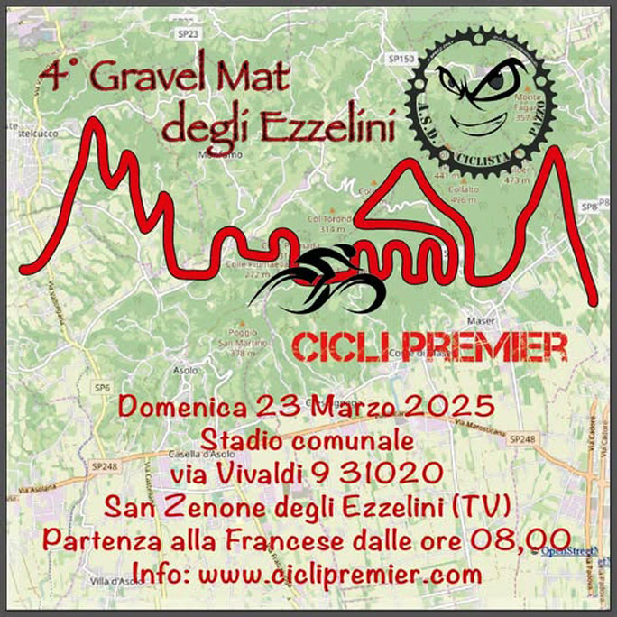 San Zenone degli Ezzelini Gravel Mat degli Ezzelini Percorso