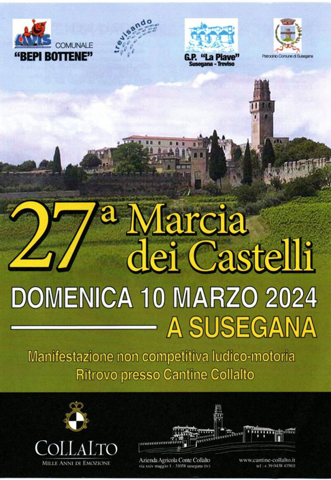 2024 susegana 27ª MARCIA DEI CASTELLI
