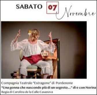 7 novembre rassegna teatrale anima teatro a monastier di treviso