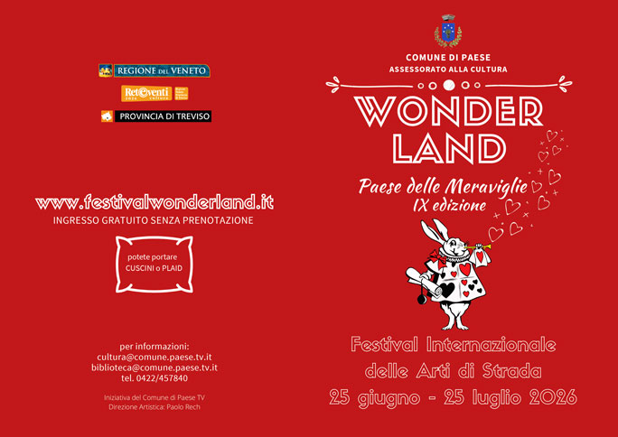 paese delle meraviglie wonderland festival internazionale delle arti di strada a paese