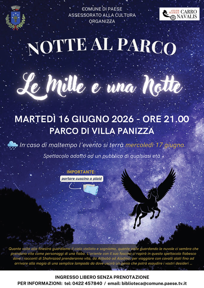 paese notte al parco la mille e una notte